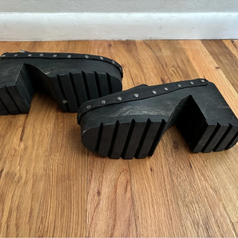 Buffalo David Bitton Black Platform Shoes - Picture 5 of 8